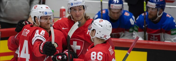 MS 2022 v hokeji: Slovensko prehralo 3 : 5 v dôležitom zápase proti Švajčiarsku. Ide o tretiu prehru v rade