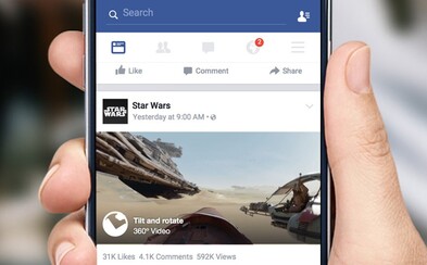 Facebook uvádza 360-stupňové videá. Rozhliadni sa po svete Star Wars či pieskových dunách od GoPro Facebook uvádza 360-stupňové videá. Rozhliadni sa po svete Star Wars či pieskových dunách od GoPro