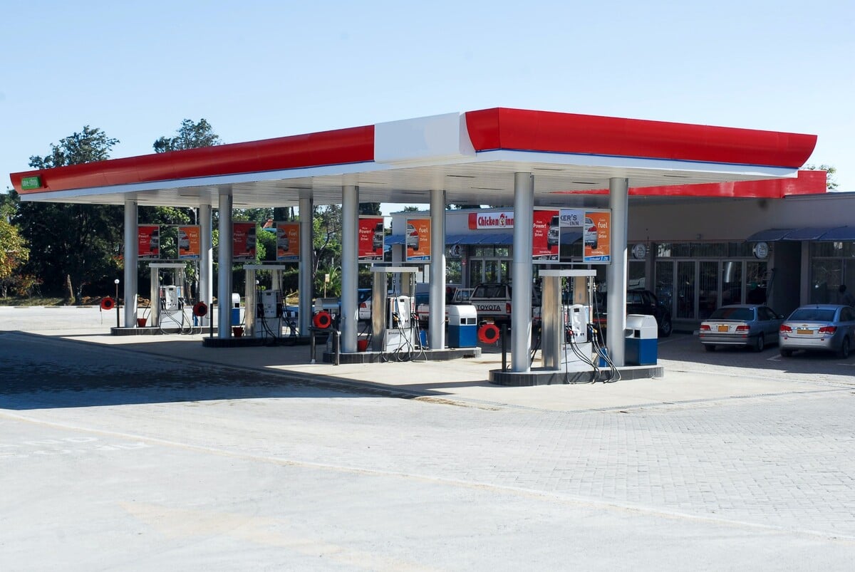gas station, benzin, pumpa