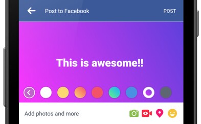 Farebné statusy na Facebooku budú už čoskoro realitou. Sociálna sieť chce posunúť odkazy tvojich priateľov do popredia Farebné statusy na Facebooku budú už čoskoro realitou. Sociálna sieť chce posunúť odkazy tvojich priateľov do popredia