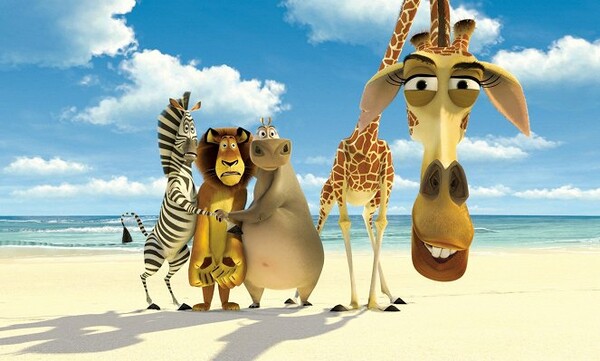 Když čtveřice zvířecích kamarádů ve filmu Madagaskar ztroskotala na stejnojmenném ostrově, zebra Marty byla nadšená. Co svým kamarádům přichystala k večeři ve své chýši, kterou si sama postavila na pláži?