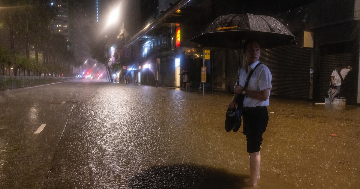 Hongkong zasáhl největší déšť za 140 let