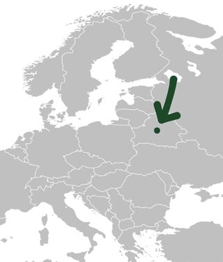 Na akú európsku krajinu ukazuje šípka?