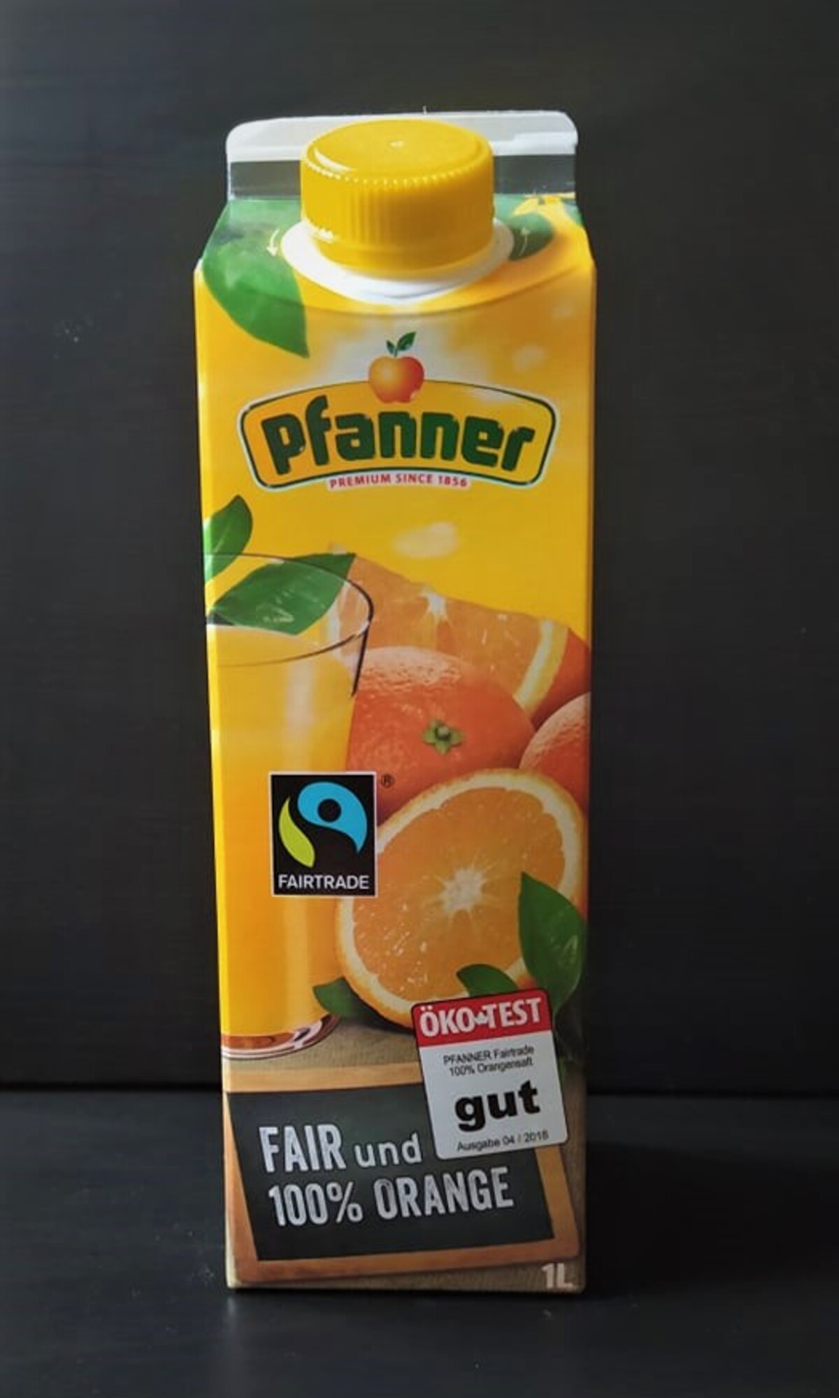džus pomeranč test 2020 pfanner fair trade