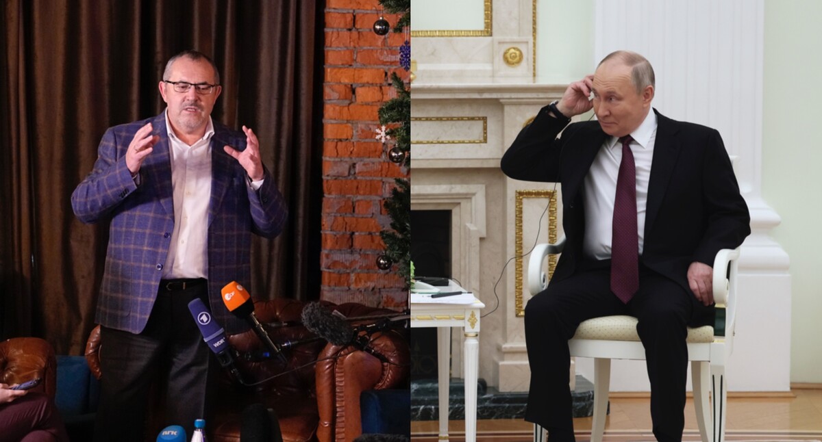 Boris Nadeždin a Vladimir Putin 