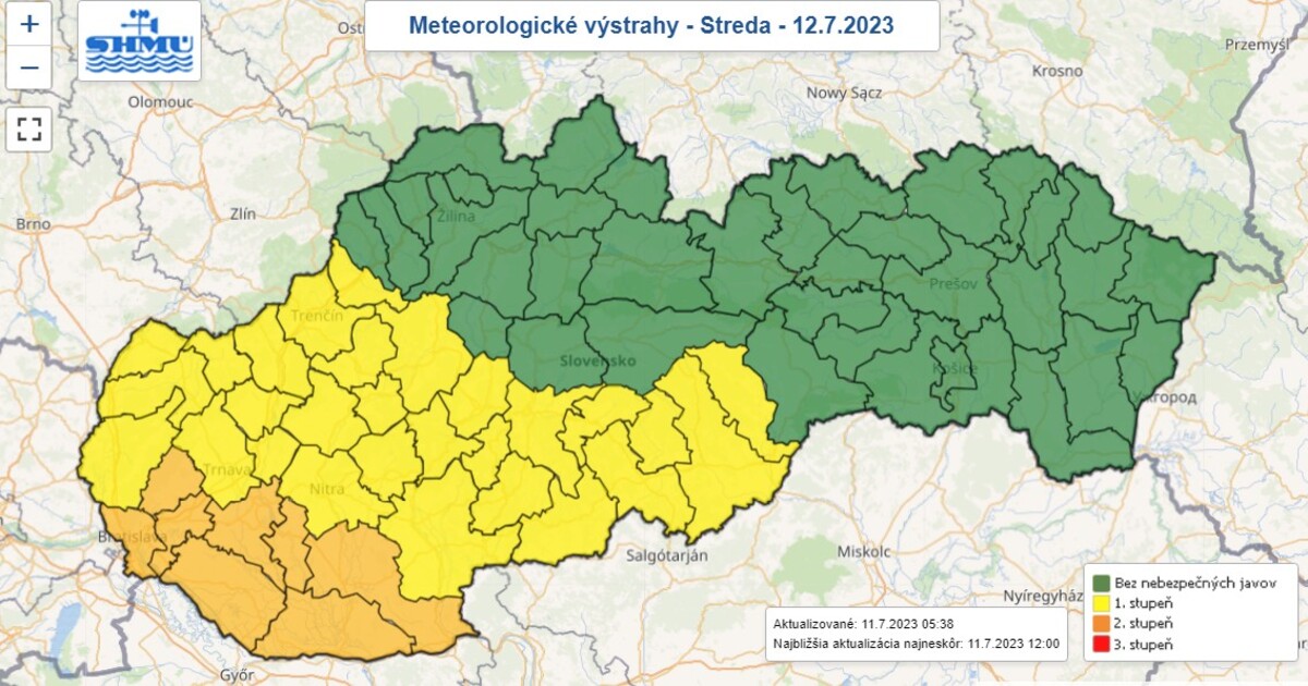 počasie