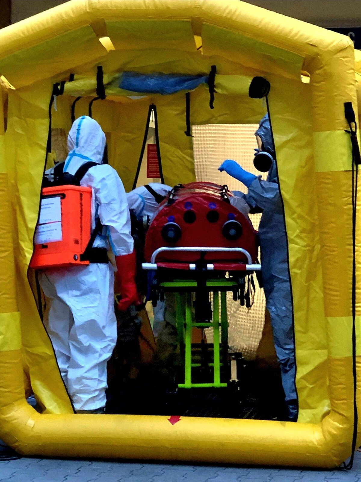 izolace, nemocnice, ebola