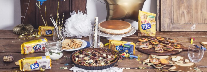 Udělali jsme netradiční silvestrovské pohoštění složené z krekrů TUC. Recepty dopadly nad naše očekávání