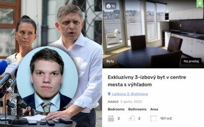 Ficova manželka a syn začali podnikať s nehnuteľnosťami: trojizbák v Bratislave predávajú za 620 000 €