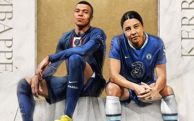 FIFA 23: EA Sports odhalily novou obálku, jsou na ní Sam Kerr a Kylian Mbappé