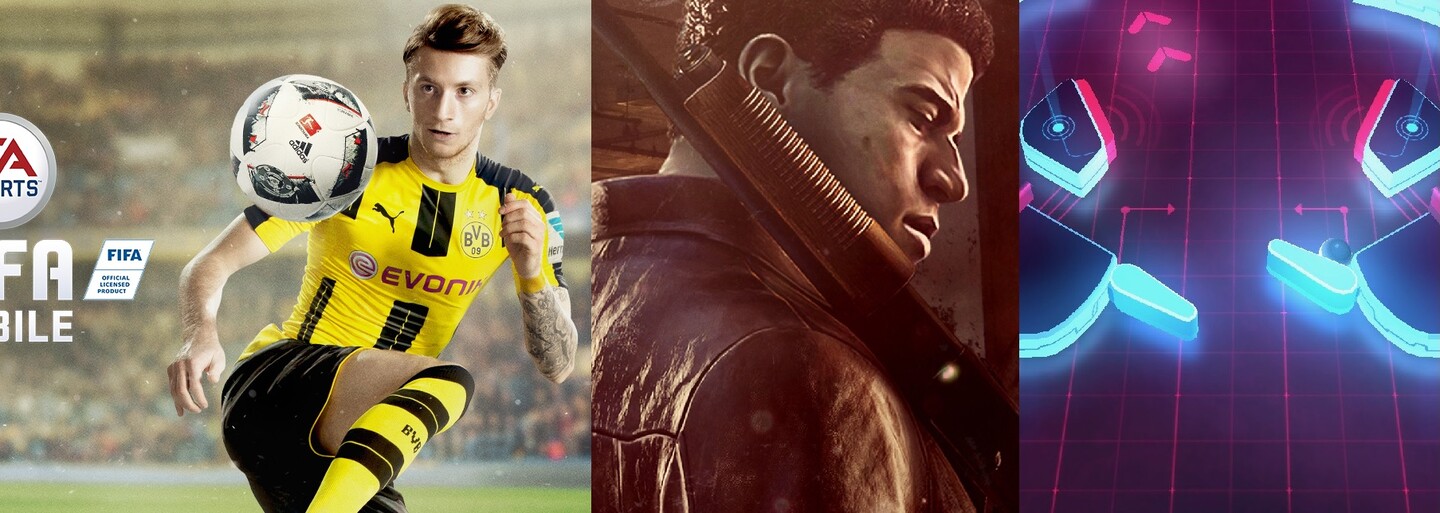 FIFA, návykový PinOut, Mafia III i skvělé arkádovky na odreagování. 7 kvalitních her do tvého smartphonu