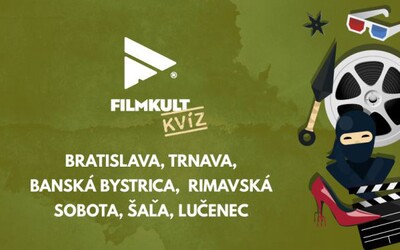 Filmkult kvízy si užiješ už aj v Trnave, Banskej Bystrici a ďalších slovenských mestách! Príď sa zabaviť a vyhrať hodnotné ceny