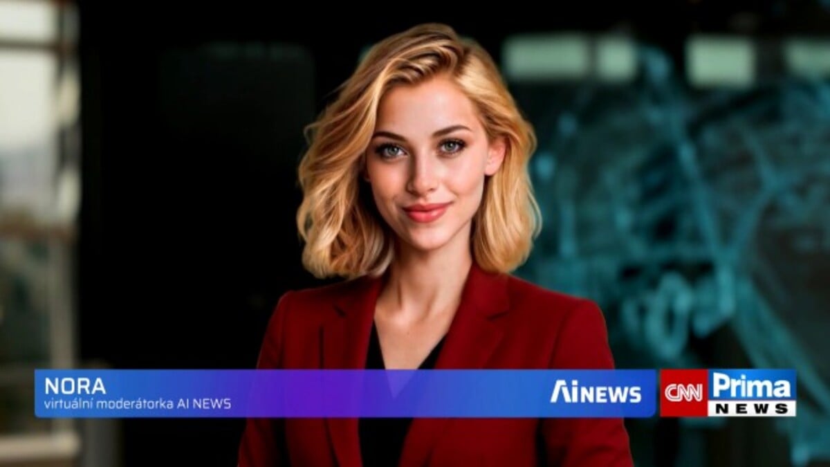 ai moderátorka, cnn prima news