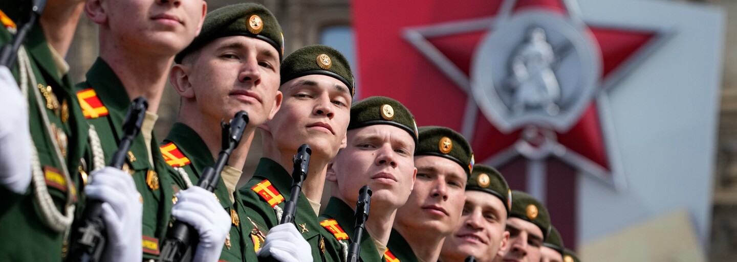 FOTO: Nácvik přehlídky ruské armády v Moskvě