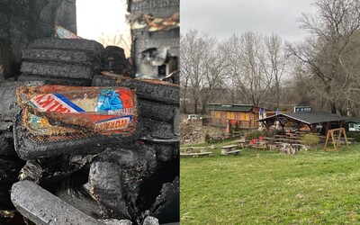 FOTO: Obľúbený bratislavský bufet pre cyklistov vyhorel. Počas sezóny ho navštevovali stovky zákazníkov