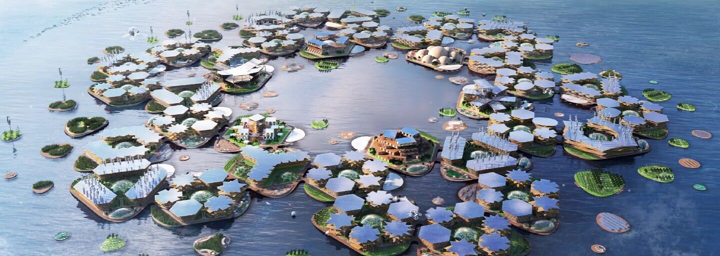 FOTO: Prvé plávajúce mesto na svete sa do roku 2025 stane realitou. Bude sebestačné a odolné voči prírodným katastrofám