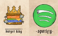 FOTO: Umělec přenáší ikonické značky do středověku. Přeměnil Burger King, Pumu nebo Audi