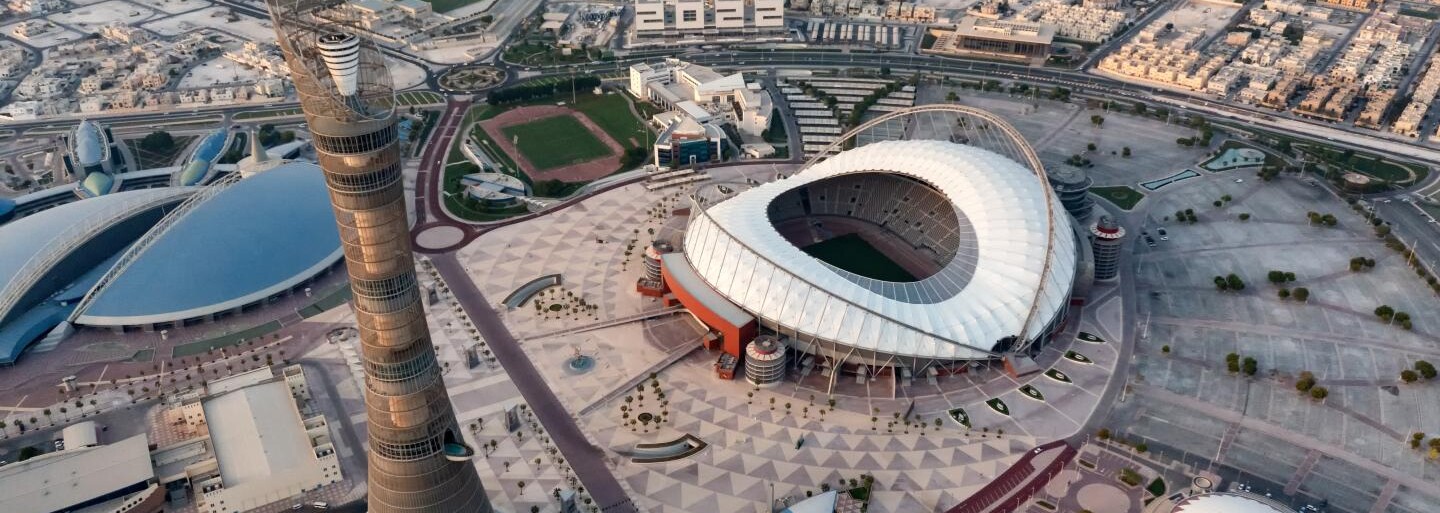 Fotogalerie: Jak vypadají obří stadiony na mistrovství světa v Kataru? Někdo si myslí, že jako vulva