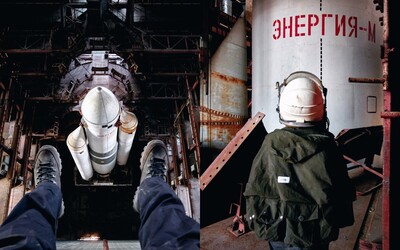 Fotograf Filip navštívil opuštěný sovětský kosmodrom Bajkonur: Pohled na trosky nejdražšího vesmírného projektu je neskutečný
