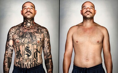 Fotograf pomocí počítače odstranil tetování bývalým gangsterům a přeměnil je tak k nepoznání Fotograf pomocí počítače odstranil tetování bývalým gangsterům a přeměnil je tak k nepoznání