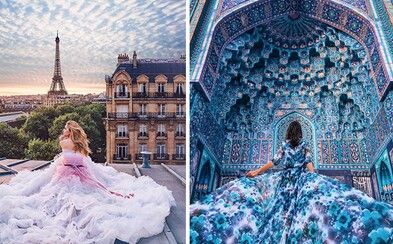 Fotografka zachycuje nejkrásnější ženy v šatech na nejkrásnějších místech naší planety Fotografka zachycuje nejkrásnější ženy v šatech na nejkrásnějších místech naší planety