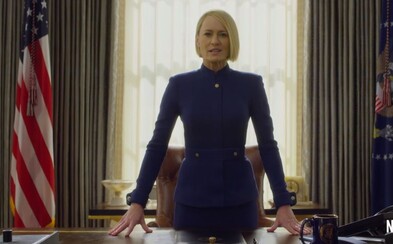 Frank Underwood je mŕtvy, nech žije nová prezidentka Claire Underwood. Navnaďte sa prvými zábermi na finálnu sériu House of Cards Frank Underwood je mŕtvy, nech žije nová prezidentka Claire Underwood. Navnaďte sa prvými zábermi na finálnu sériu House of Cards