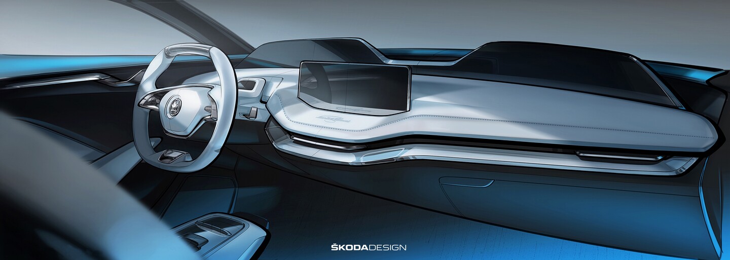 Futuristickejší interiér škodovky ste ešte nevideli. Jej prvý elektromobil príde už o niekoľko dní
