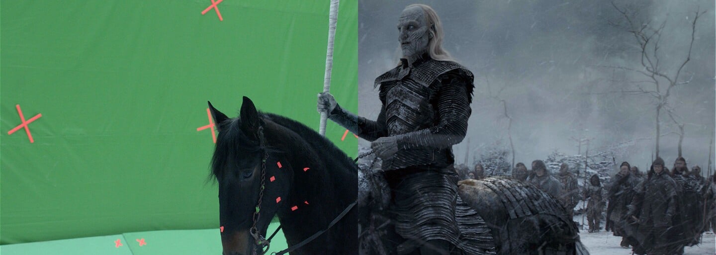 Game of Thrones očami CGI: Jon Snow utekal pred zeleným plátnom a Daenerys jazdila na trenažéri