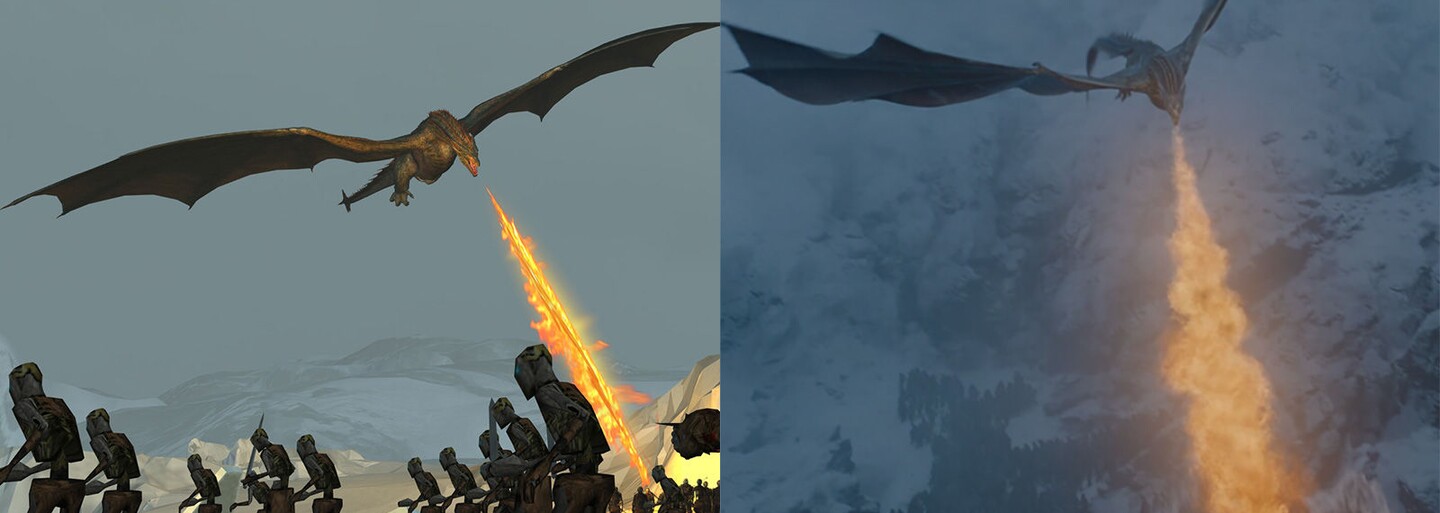 Game of Thrones pred a po CGI. 7. séria bola kratšia a drahšia hlavne kvôli extrémnym počítačovým efektom