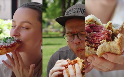 Gastro vlog z Košíc: Čoje a Deniska ochutnali červíkovú pizzu, tatarák na langoši aj tacos v lokši