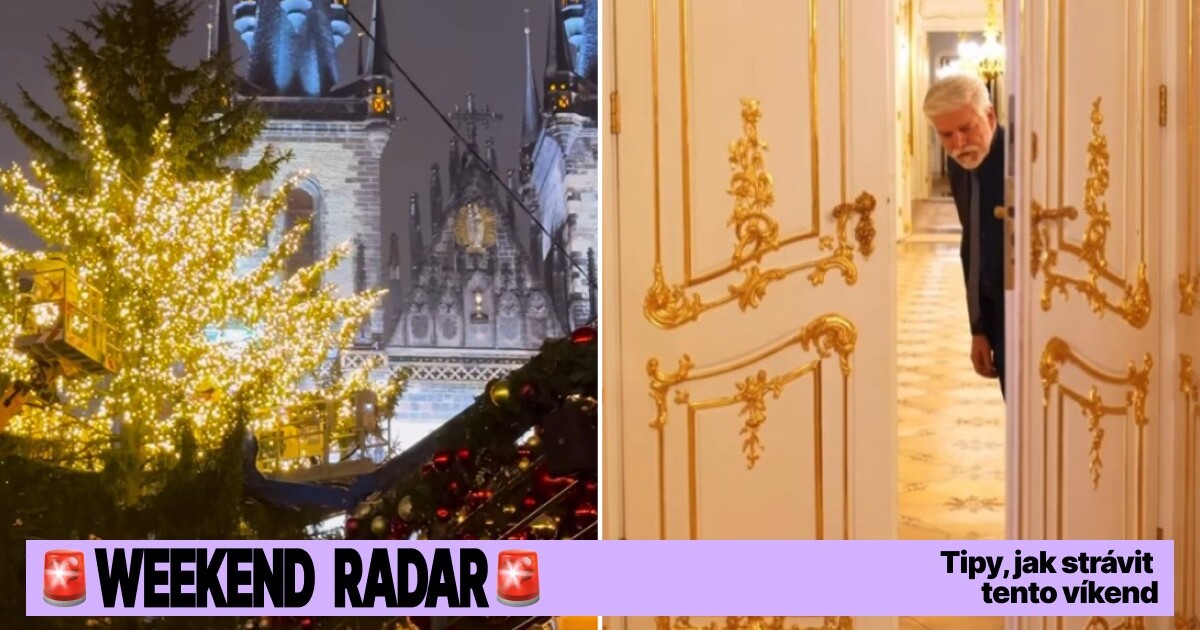 WEEKEND RADAR: Rozsvěcení vánočního stromu, návštěva u prezidenta nebo největší herní akce roku. Co podniknout tento víkend?