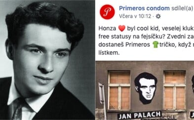 Honza byl cool kid, shořel i za tvoje statusy na fejsíčku? Výrobce kondomů čelí kritice za narážku na Palacha Honza byl cool kid, shořel i za tvoje statusy na fejsíčku? Výrobce kondomů čelí kritice za narážku na Palacha