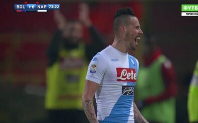 Hrajúca legenda klubu. Fantastický Marek Hamšík zaznamenal hattrick a pomohol tak Neapolu k jasnej výhre Hrajúca legenda klubu. Fantastický Marek Hamšík zaznamenal hattrick a pomohol tak Neapolu k jasnej výhre