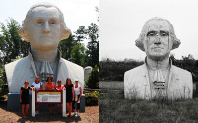 Hřbitov amerických prezidentů. I tak se dá nazvat odkladiště bust v nadživotní velikosti Hřbitov amerických prezidentů. I tak se dá nazvat odkladiště bust v nadživotní velikosti
