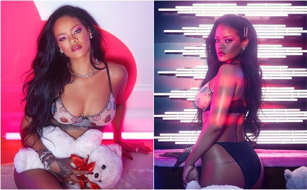 Hriešna Rihanna pózuje v erotickej bielizni vo valentínskej kampani svojej značky