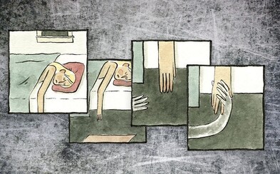 Hrůzostrašné, ale zároveň úsměvné komiksy zobrazují ty nejhorší obavy každého z nás. Fran se u jejich tvorby bavil s psychiatry Hrůzostrašné, ale zároveň úsměvné komiksy zobrazují ty nejhorší obavy každého z nás. Fran se u jejich tvorby bavil s psychiatry