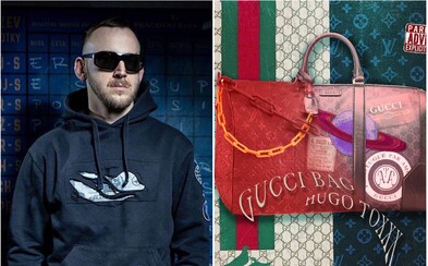 Hugo Toxxx má plnou Gucci tašku nevydaného rapu. Namísto peněz skládá na hromadu skladby Hugo Toxxx má plnou Gucci tašku nevydaného rapu. Namísto peněz skládá na hromadu skladby