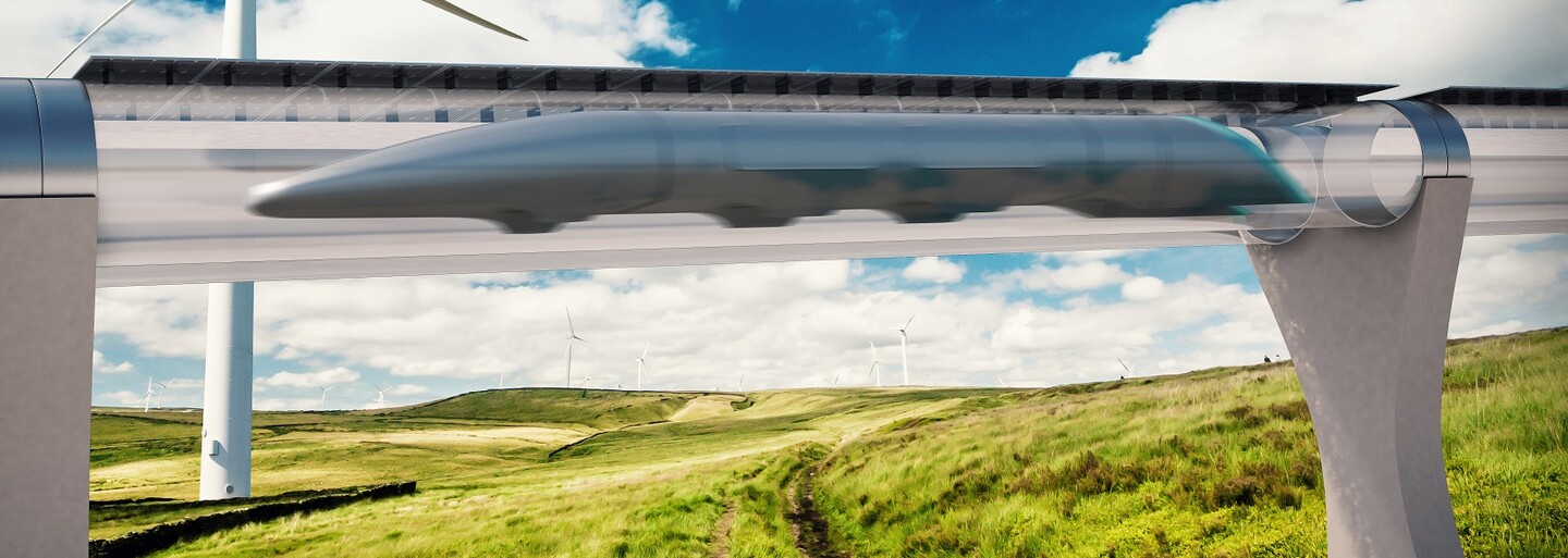 Hyperloop má za sebou verejnú skúšku pohonného systému. Za 1,1 sekundy nabral rýchlosť 187 km/h