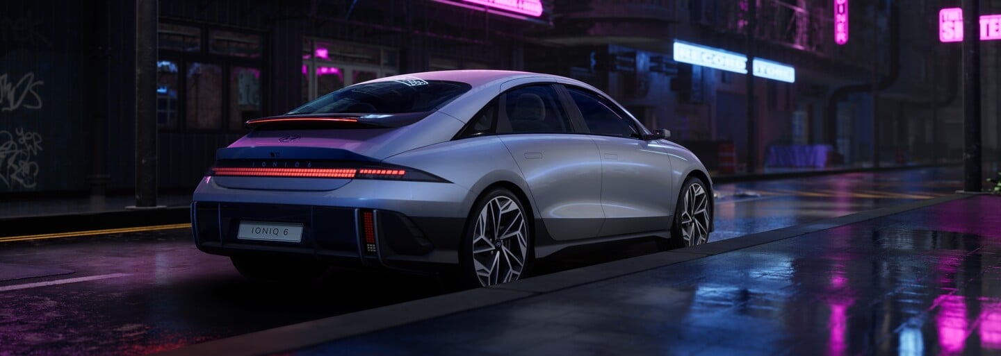 Hyundai odhaluje futuristický design svého elektromobilu Ioniq 6 s perfektní aerodynamikou