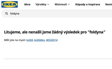 Ikea po vyhledání výrazu „foldyna“ nabízí koště. Děje se tak po slovní výměně Novotného s Foldynou Ikea po vyhledání výrazu „foldyna“ nabízí koště. Děje se tak po slovní výměně Novotného s Foldynou