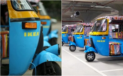 IKEA začala zákazníkom v Indii voziť nábytok na elektrických rikšách. Solárne vozidlá majú vyriešiť problém s hustou dopravou IKEA začala zákazníkom v Indii voziť nábytok na elektrických rikšách. Solárne vozidlá majú vyriešiť problém s hustou dopravou