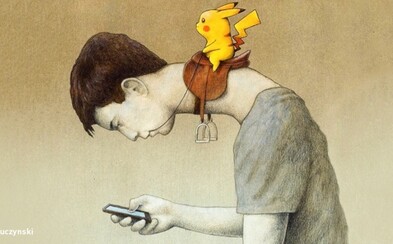 Ilustrace polského umělce skvěle zobrazují naši současnou společnost. Ovládají ji jen vyvolení, ale nyní i Pokémon GO Ilustrace polského umělce skvěle zobrazují naši současnou společnost. Ovládají ji jen vyvolení, ale nyní i Pokémon GO