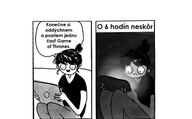 Ilustrace ze života každé moderní ženy. Něžnější polovičky se potýkají se složitými problémy Ilustrace ze života každé moderní ženy. Něžnější polovičky se potýkají se složitými problémy