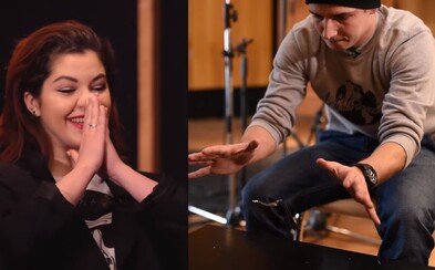 Iluzionista Radek Bakalár predvádza Celeste Buckingham ďalšie nepochopiteľné kúsky zo svojho repertoára Iluzionista Radek Bakalár predvádza Celeste Buckingham ďalšie nepochopiteľné kúsky zo svojho repertoára