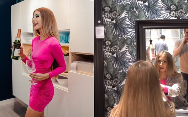 Influencerka sa tvárila, že je na Bali, pritom sa fotila v IKEA. V pozadí môžeš uvidieť bločky