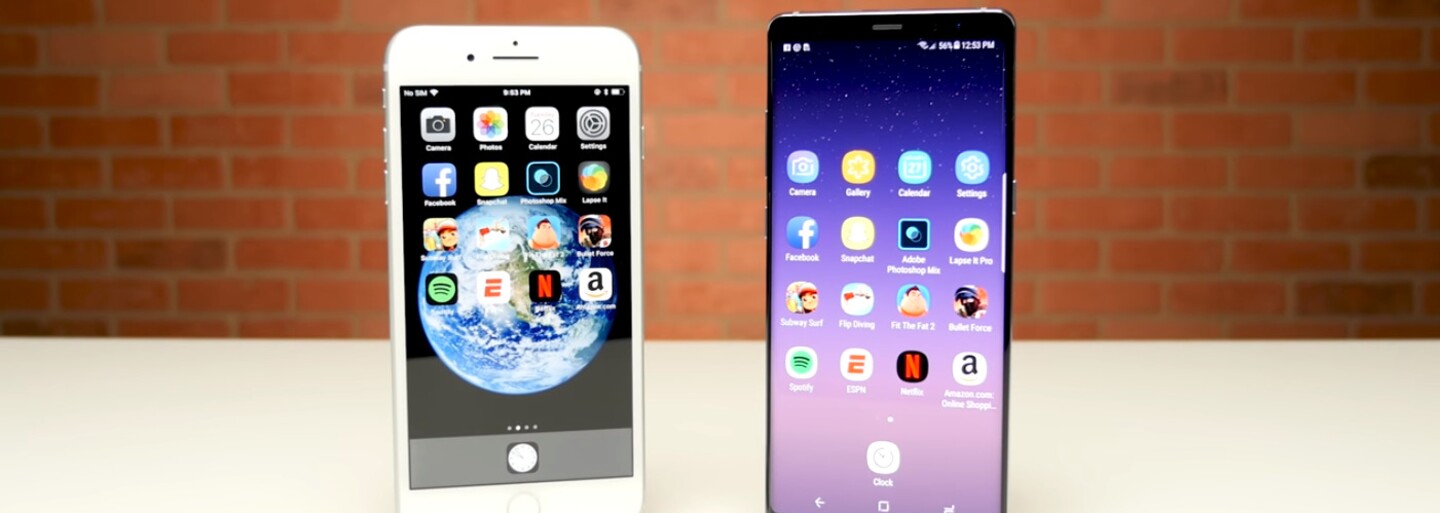 iPhone 8 Plus si zmeral sily s pýchou Samsungu. Galaxy Note8 v teste dokázal, že aj Android môže byť rýchly
