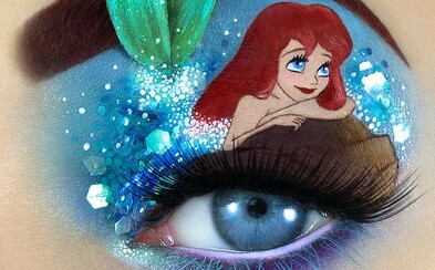 Izraelská make-up artistka vnáša do svojej tvorby kus fantázie. Na očné viečka maľuje scény z rozprávok Izraelská make-up artistka vnáša do svojej tvorby kus fantázie. Na očné viečka maľuje scény z rozprávok