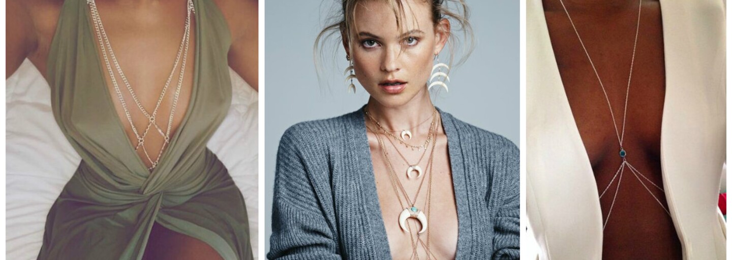 Jak nosit body chain aneb stylový řetízek na tělo, se kterým zazáříš jak u vody, tak na večerní akci