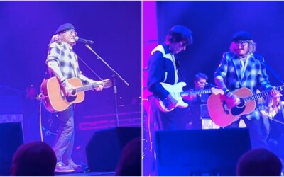 Johnny Depp Surprised His Fans. He Appeared On Stage A Few Hours After The Trial, And Sang A Song By John Lennon