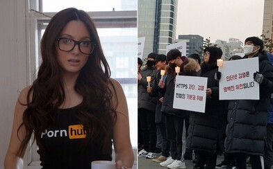 Jihokorejcům vláda zablokovala Pornhub, tak vyšli protestovat do ulic Jihokorejcům vláda zablokovala Pornhub, tak vyšli protestovat do ulic